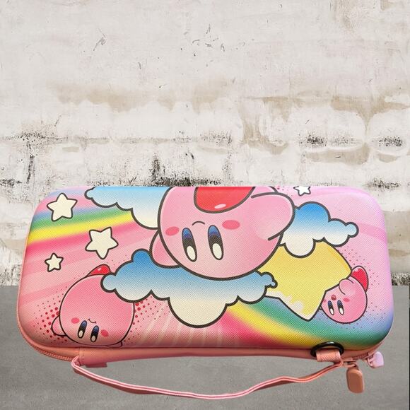 Pink Kirby Nintendo Switch Carrying Case - Picture 3 of 5